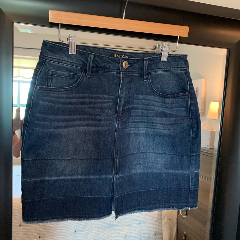Baccini Jean skirt size 8P